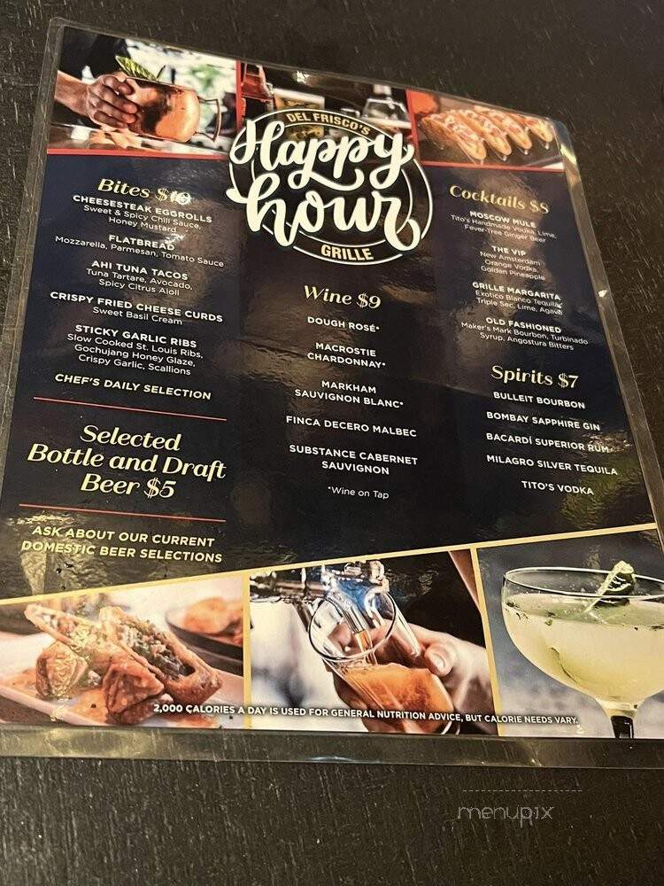 Del Frisco's Grille - Philadelphia, PA menu_pic