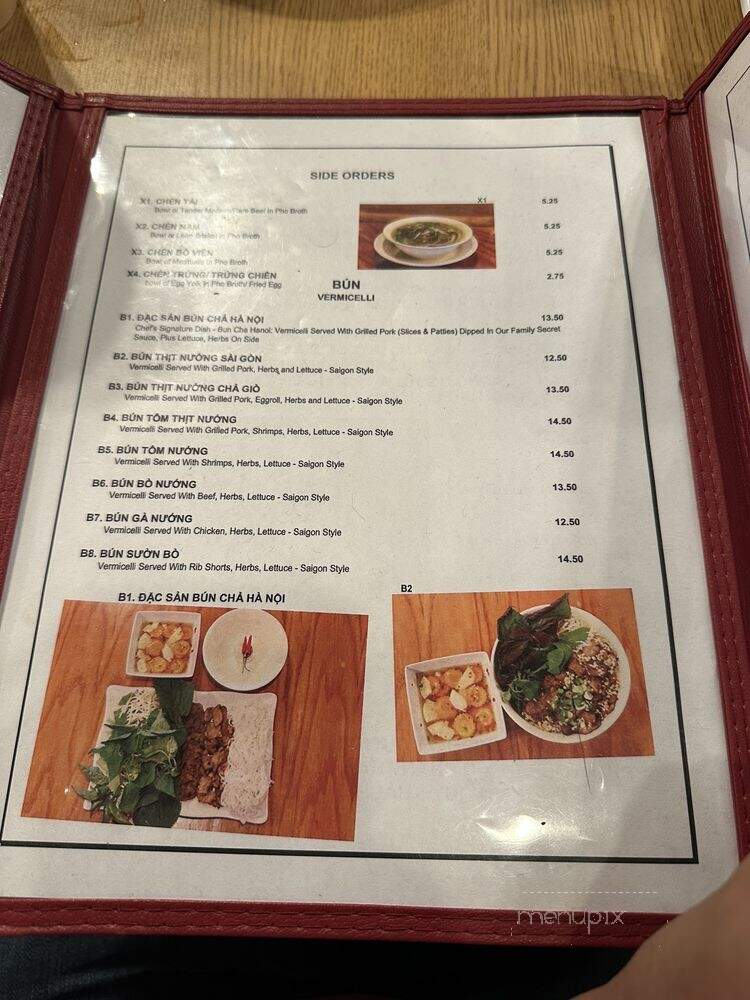 Pho Nguyen - Houston, TX menu_pic