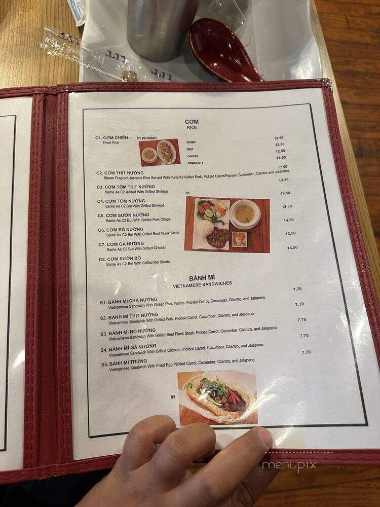 Pho Nguyen - Houston, TX menu_pic