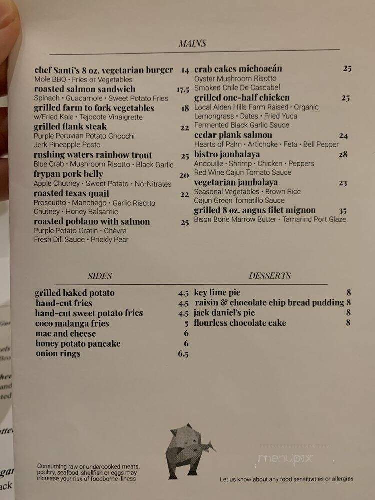 Black Bear Bistro - Algonquin, IL menu_pic