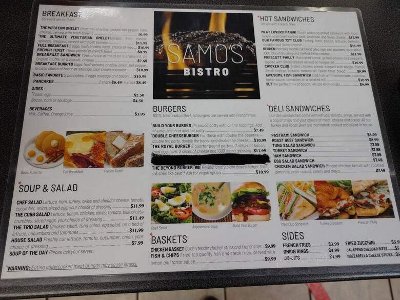 Samo's Bistro & Market - Portland, OR menu_pic