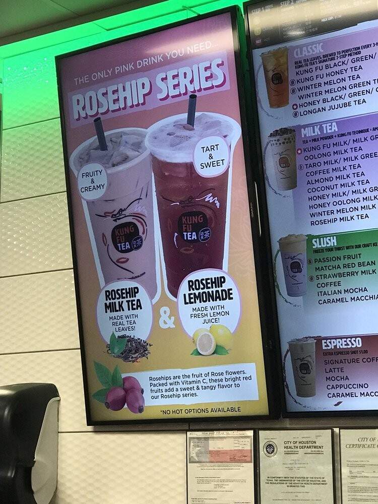 Kung Fu Tea - Houston, TX menu_pic