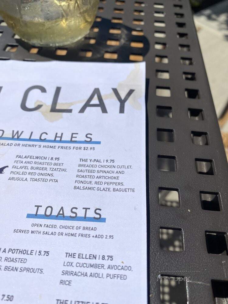 Henry's On Clay - Scranton, PA menu_pic