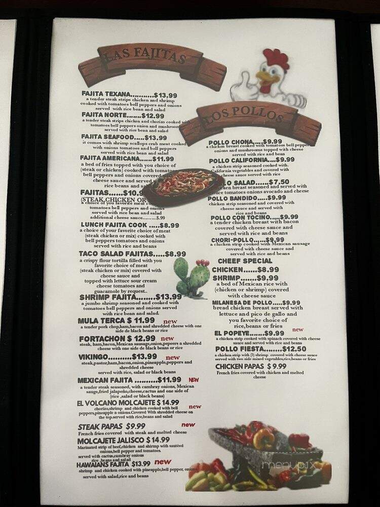 El Jaibo - Winchester, KY menu_pic