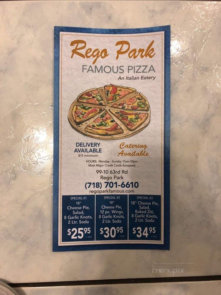 Rego Park Famous Pizza - Queens, NY