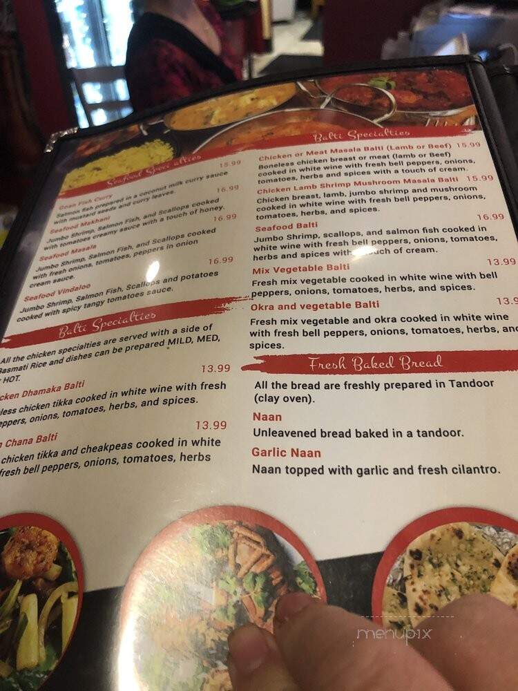Royal of India - Rochester, NY menu_pic