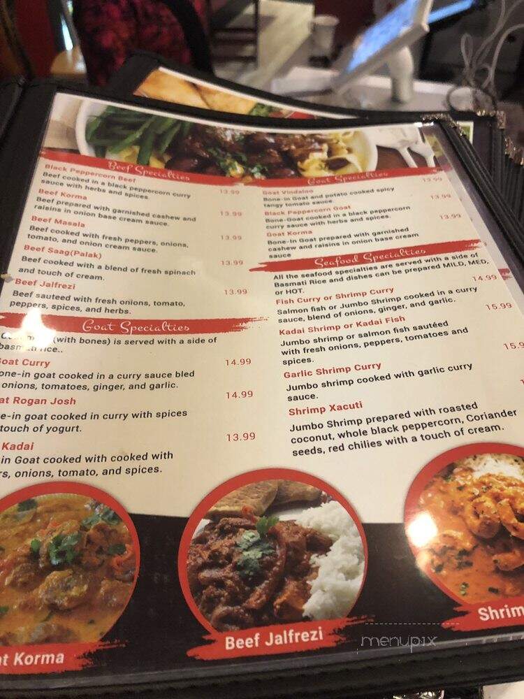Royal of India - Rochester, NY menu_pic
