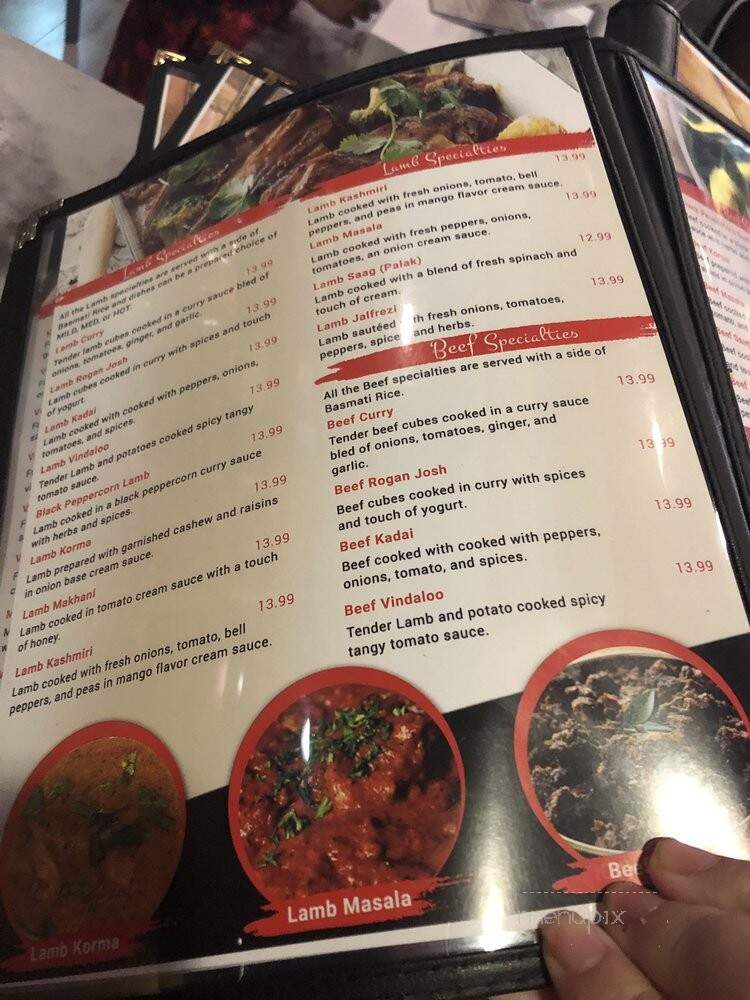 Royal of India - Rochester, NY menu_pic