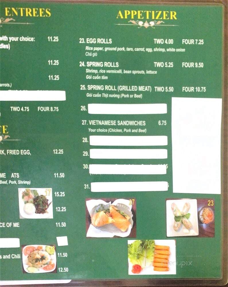 Pho 888 - Pomona, CA menu_pic