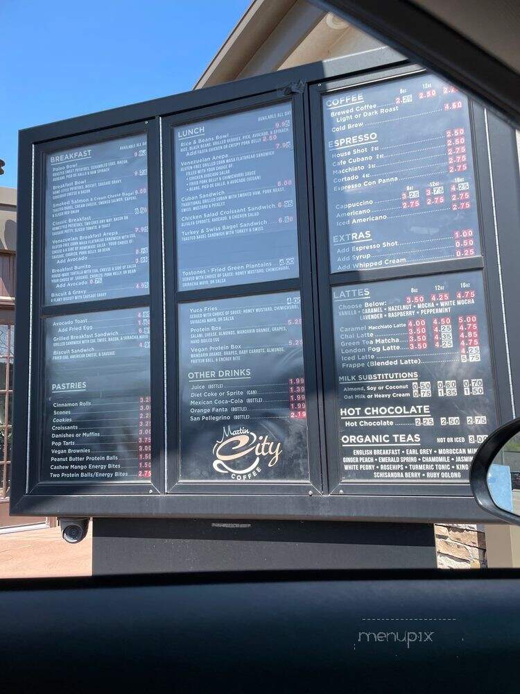 Martin City Coffee - Kansas City, MO menu_pic