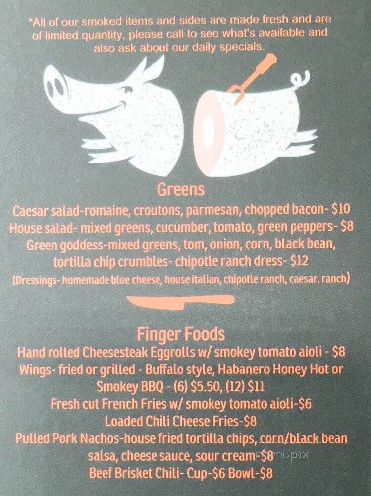 Smokerhead Barbecue - Croydon, PA menu_pic