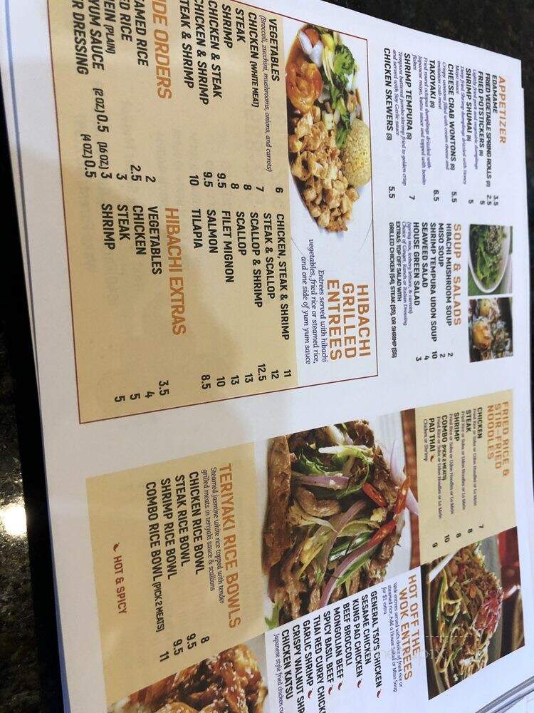 Asia Express Hibachi & Wings - Wake Forest, NC menu_pic