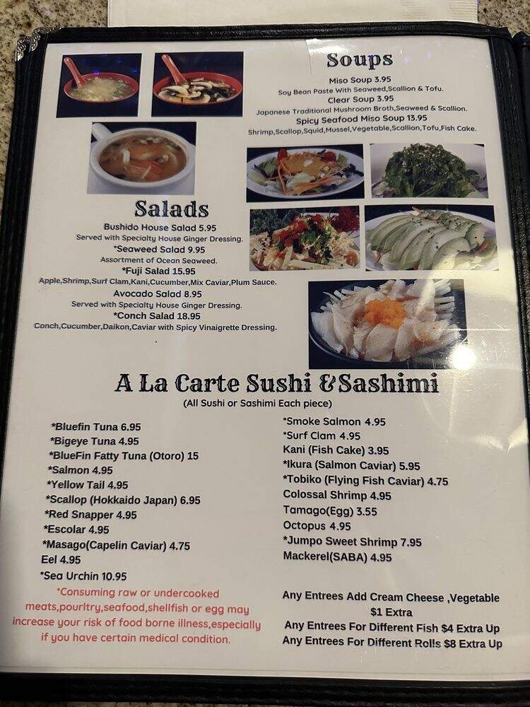 Bushido Sushi - Sarasota, FL