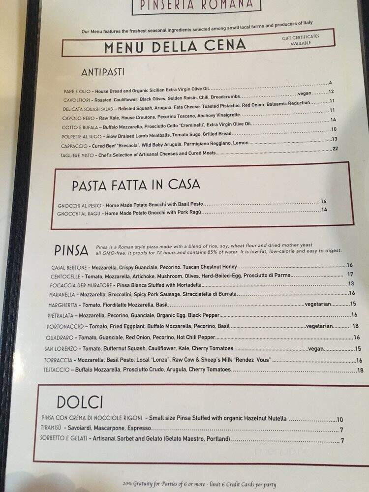 MONTESACRO Pinseria PDX - Portland, OR menu_pic