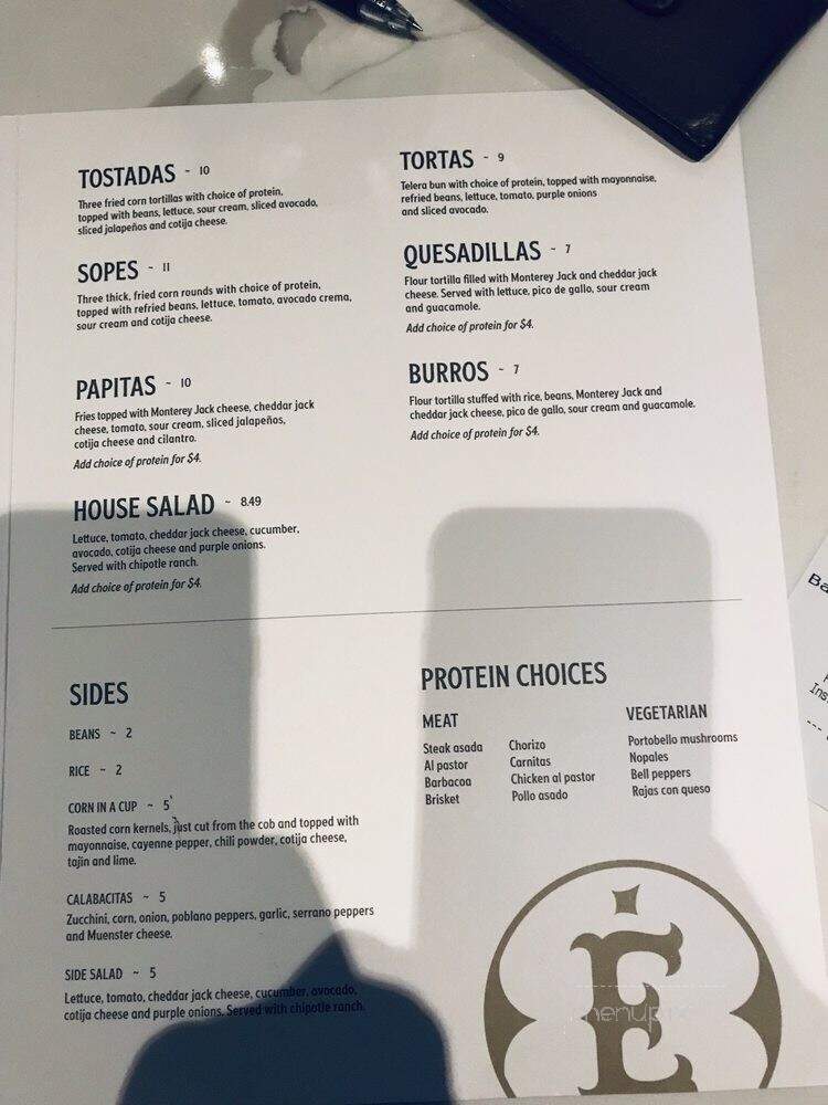 Epoca Cantina - Omaha, NE menu_pic