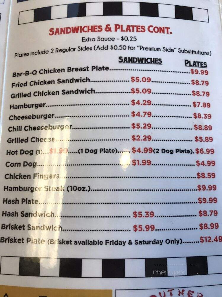 Little Pigs BBQ Restaurant - Spartanburg, SC menu_pic