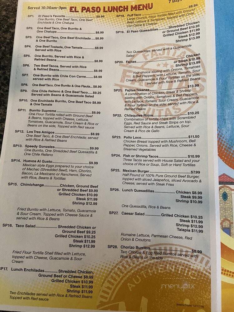El Paso Mexican Grill - Kenner, LA