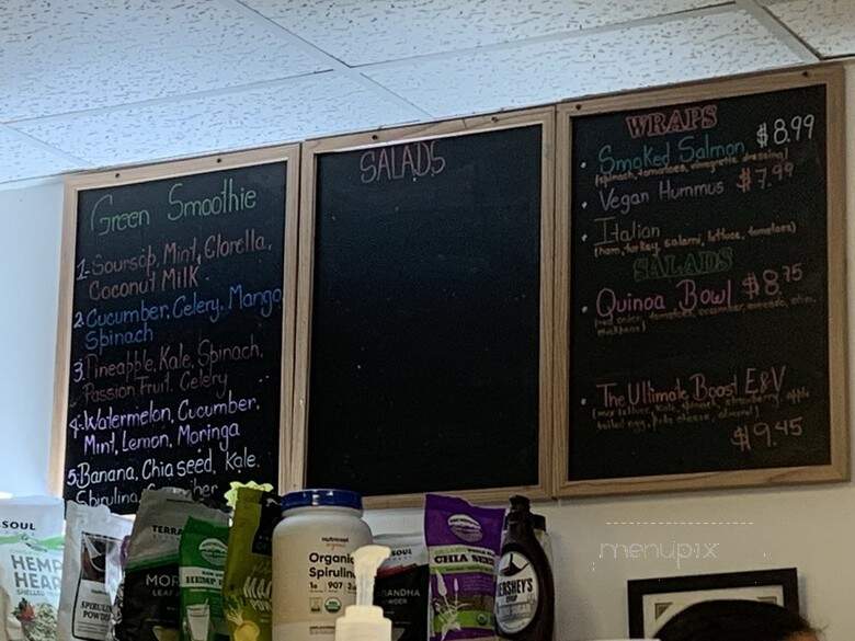 Boost E&V Juice Bar - Hallandale Beach, FL menu_pic