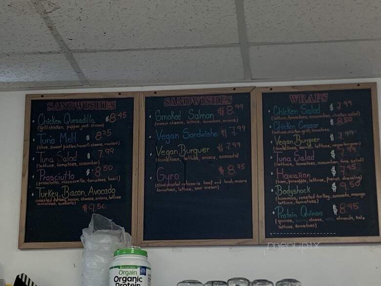 Boost E&V Juice Bar - Hallandale Beach, FL menu_pic