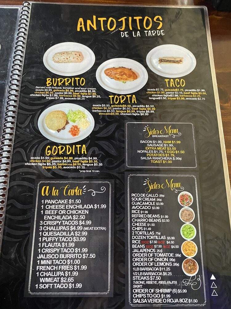 Taqueria Estrella Jalisco - San Antonio, TX menu_pic