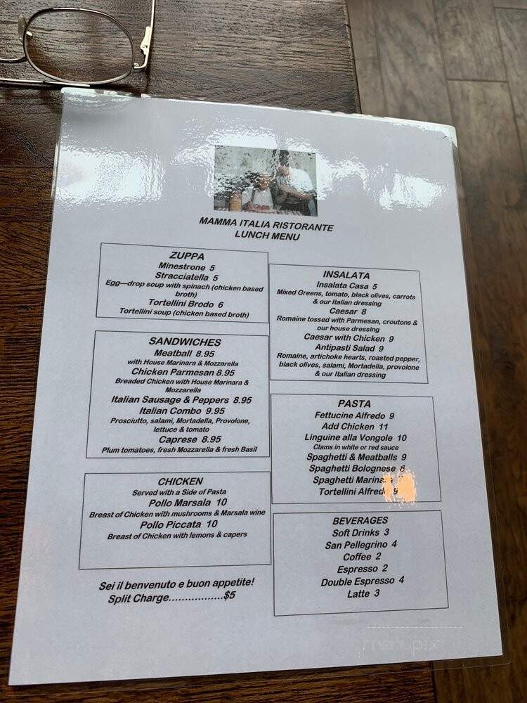 Mamma Italia Ristorante - Dayton, OR menu_pic