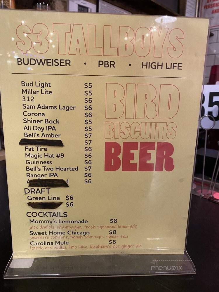 Roost Chicken and Biscuits - Chicago, IL menu_pic