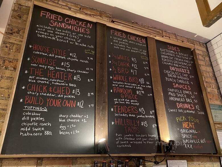 Roost Chicken and Biscuits - Chicago, IL menu_pic
