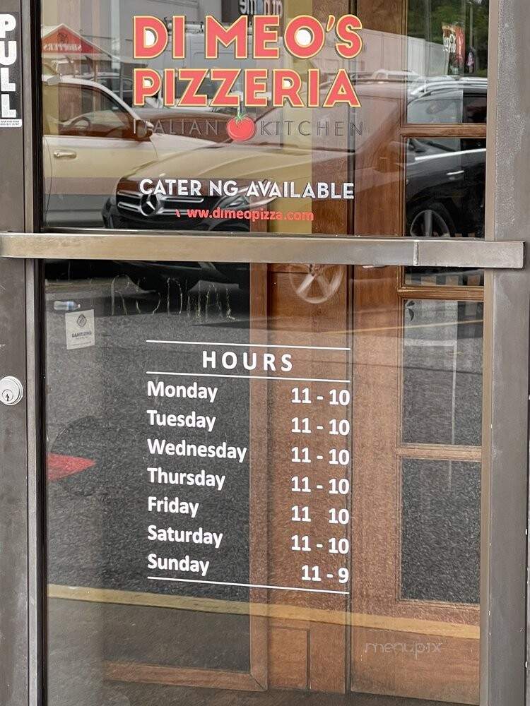 Di Meo's Pizzeria & Italian Kitchen - Crofton, MD menu_pic