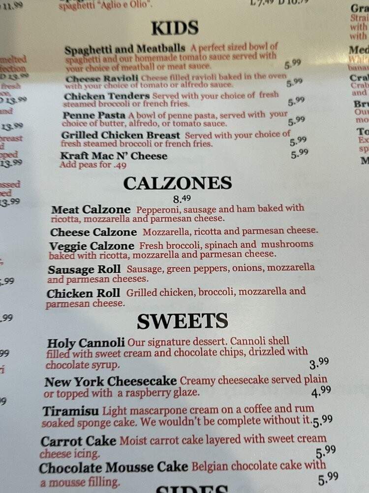 Di Meo's Pizzeria & Italian Kitchen - Crofton, MD menu_pic