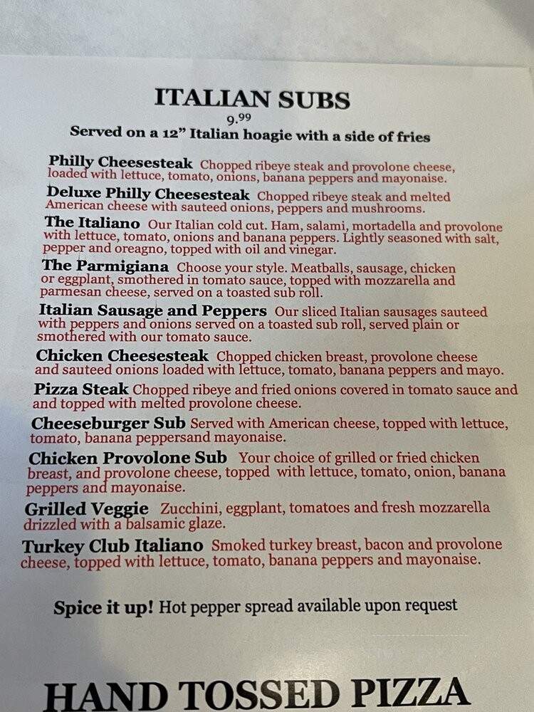 Di Meo's Pizzeria & Italian Kitchen - Crofton, MD menu_pic