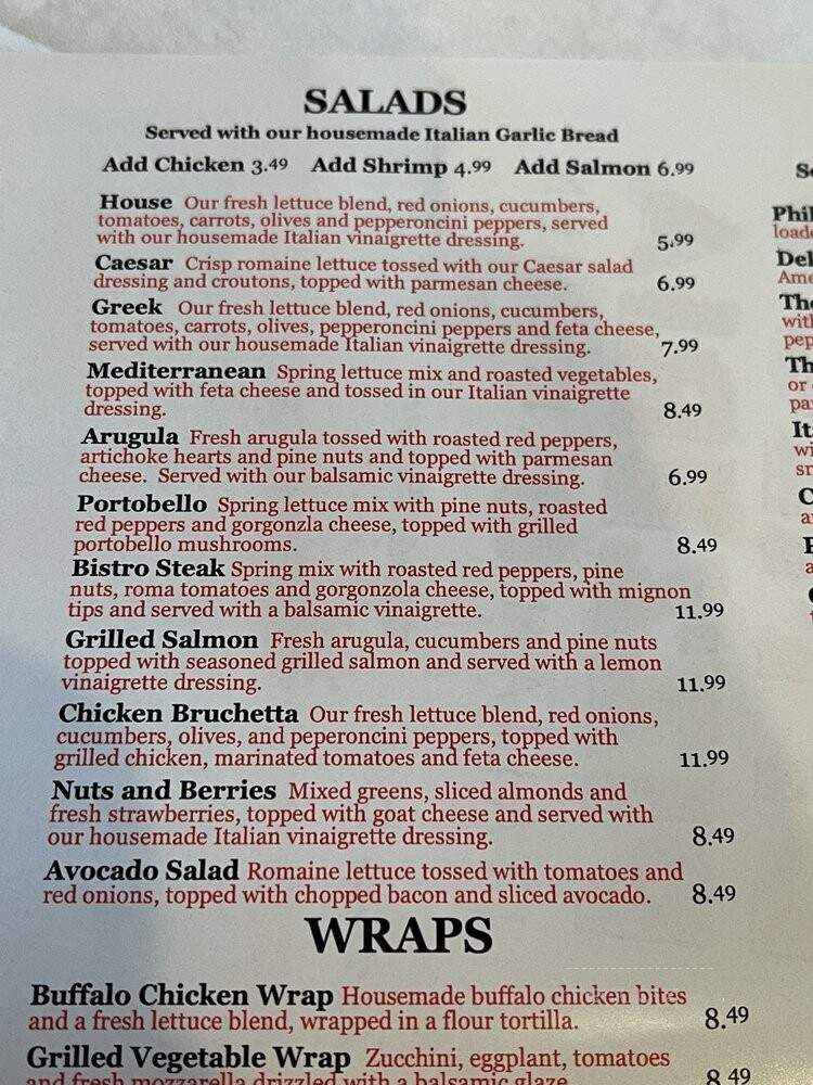 Di Meo's Pizzeria & Italian Kitchen - Crofton, MD menu_pic