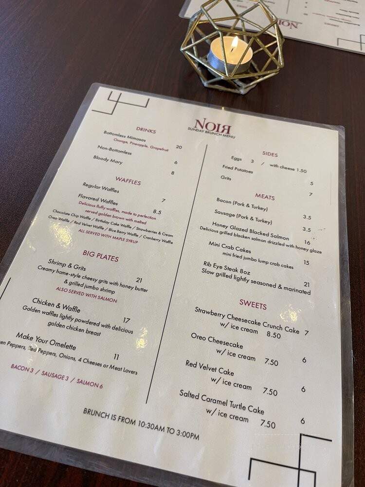 Noir Restaurant & Lounge - Baltimore, MD