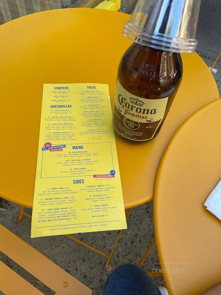 Pequena Taqueria - Larchmont, NY menu_pic