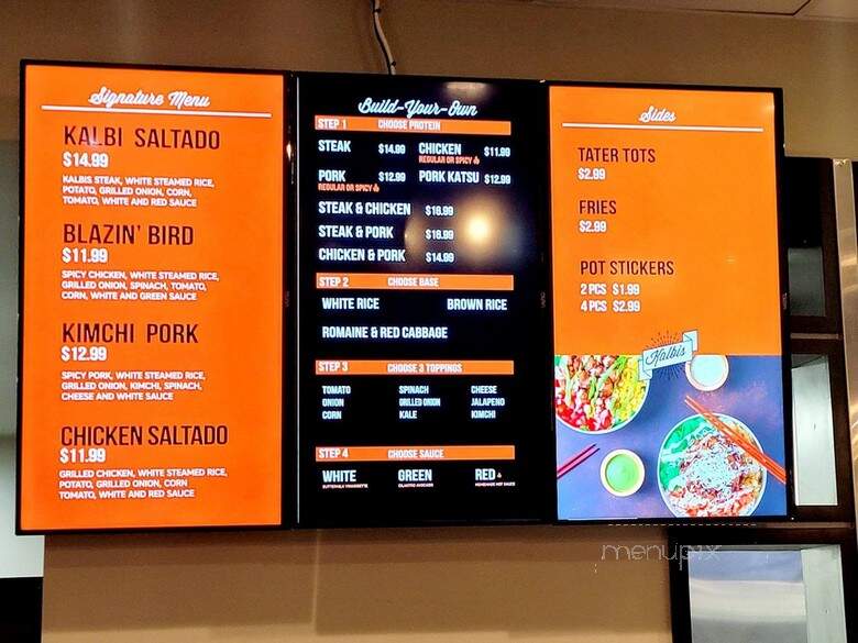 Kalbis Grill - Los Angeles, CA menu_pic