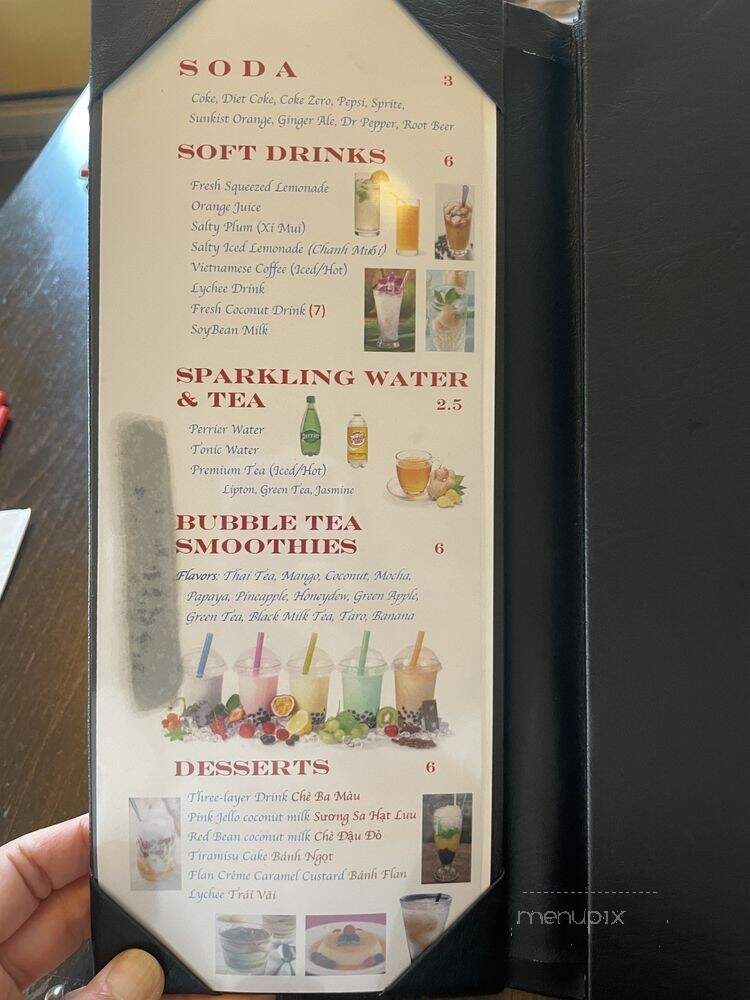 Saigon Noodles & Grill - Arlington, VA menu_pic