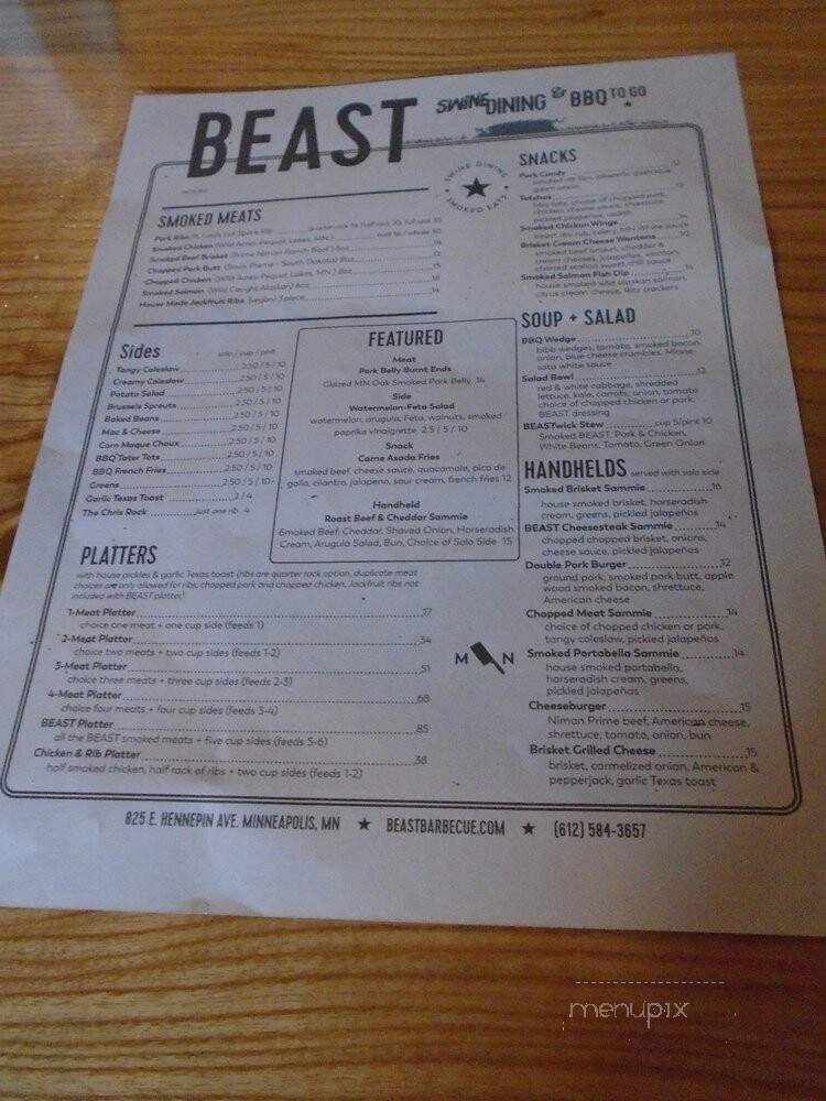 Beast BBQ - Minneapolis, MN