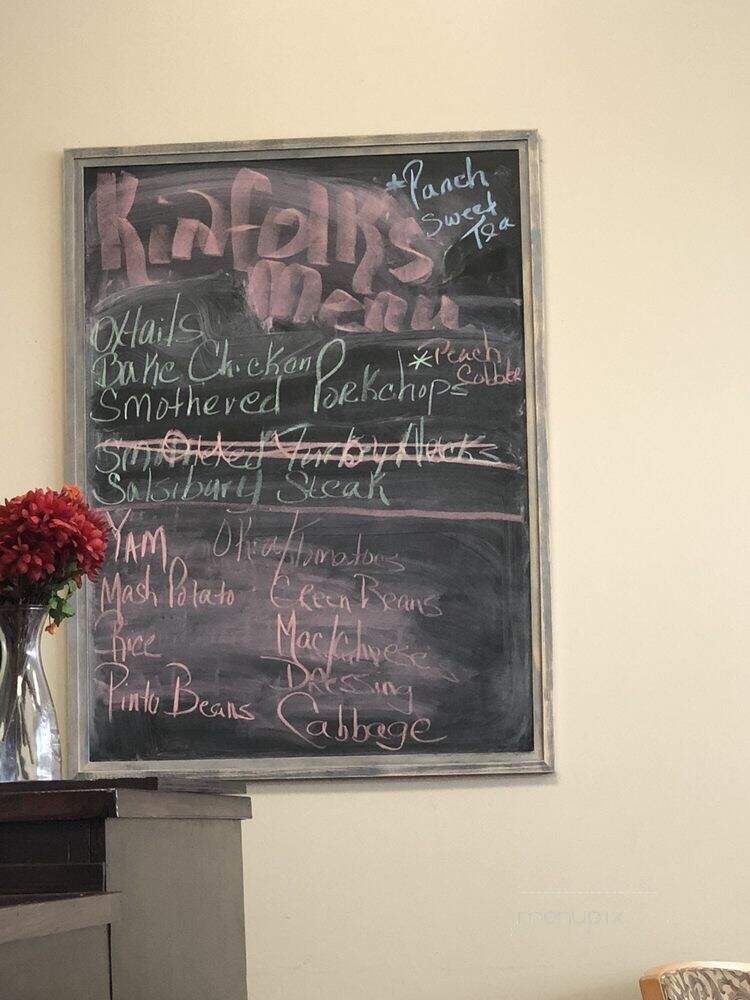 Kinfolks Resturant - Arcola, TX menu_pic