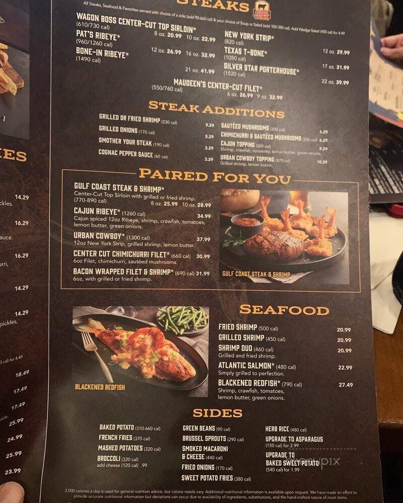 Saltgrass Steak House - The Colony, TX menu_pic