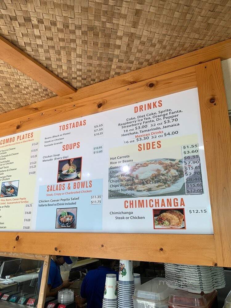 Vallarta Express - Carlsbad, CA menu_pic