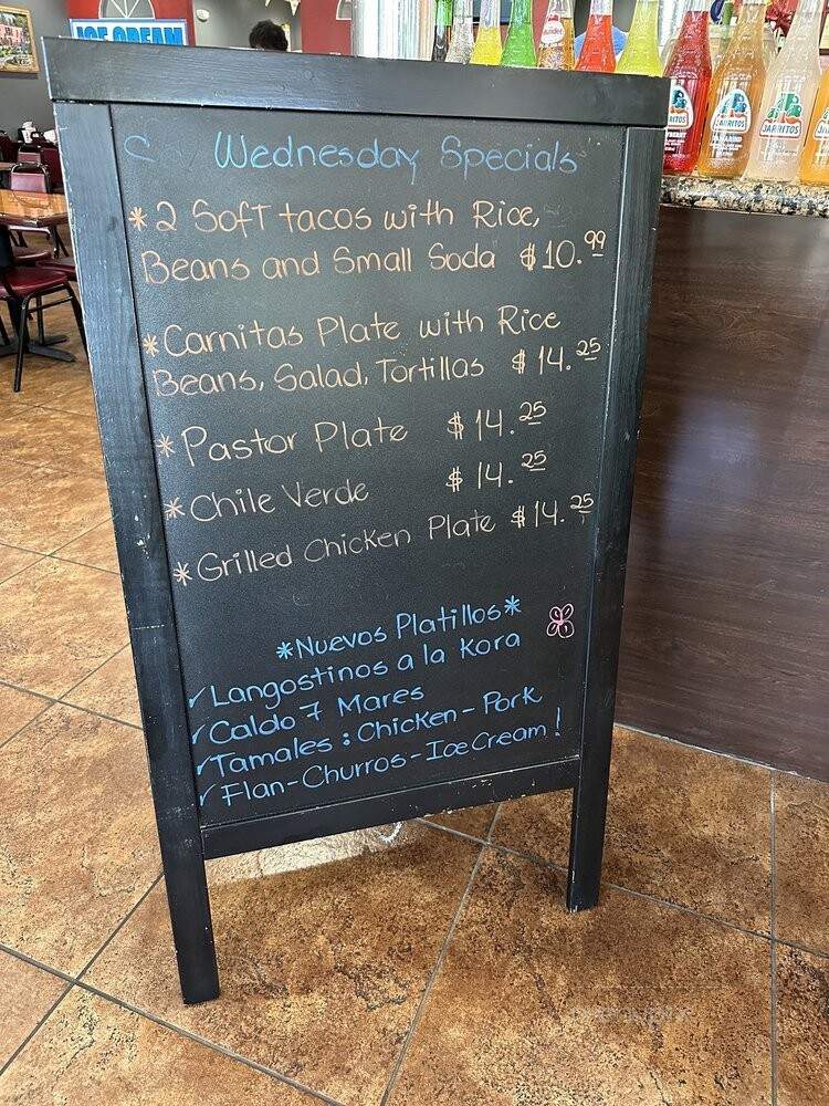 El Balcon Taqueria - Sacramento, CA menu_pic