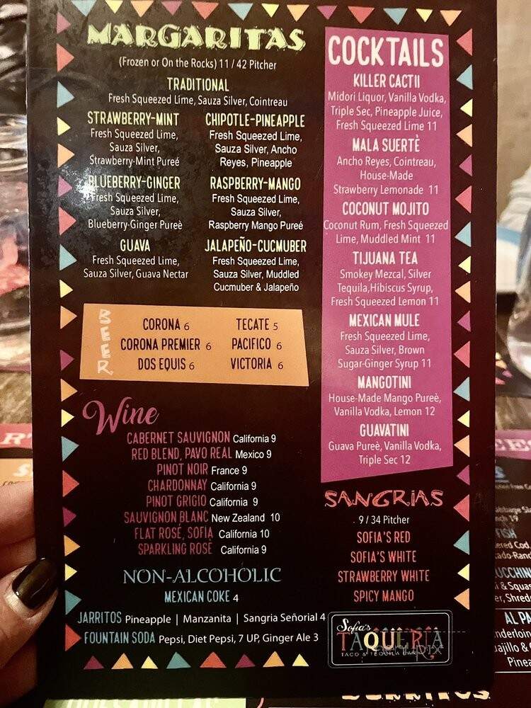 Sofia's Taqueria - Staten Island, NY menu_pic
