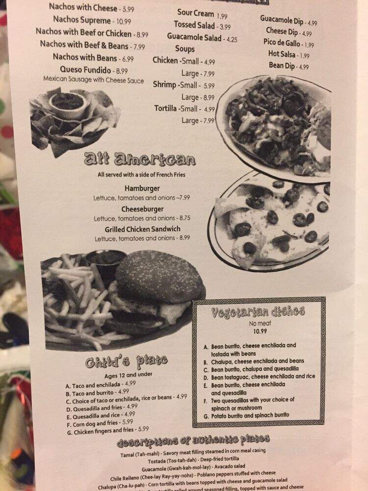 Mi Rancho - South Glens Falls, NY menu_pic