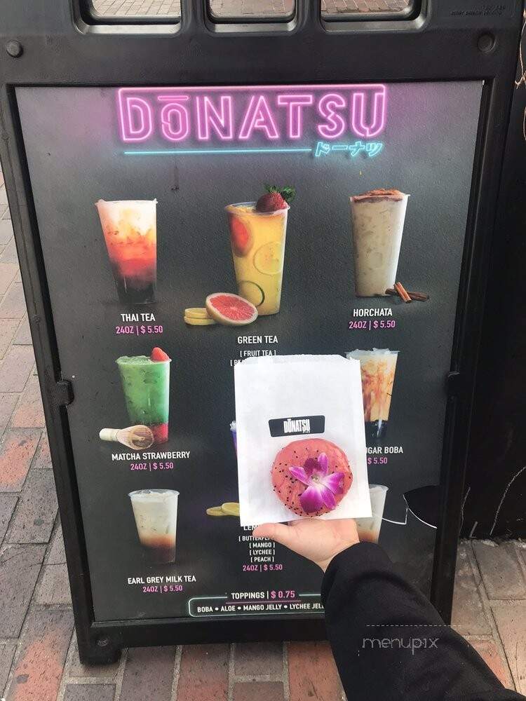 Donatsu - Los Angeles, CA menu_pic