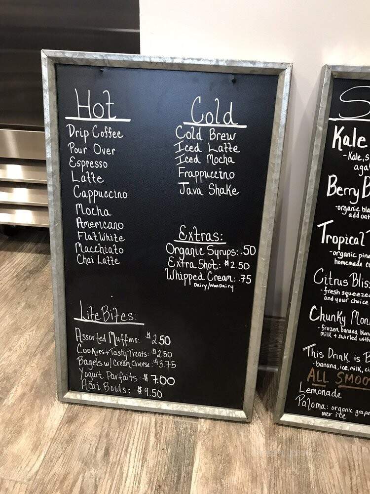 Soul Rebel Coffee - Calistoga, CA menu_pic