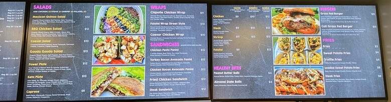 Acai Grill Super Food Cafe - Glendale, CA menu_pic