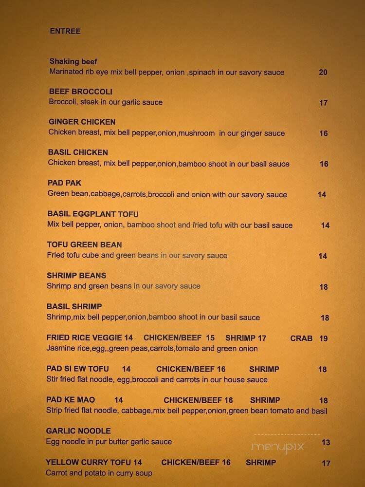 Lao Tae - Piedmont, CA menu_pic