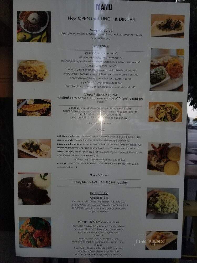 MaMo - San Francisco, CA menu_pic