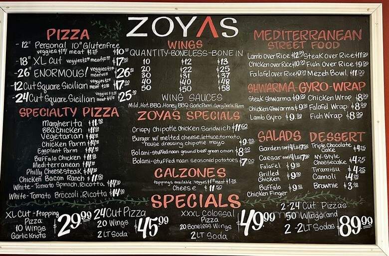 Cusato's Pizzeria - Albany, NY menu_pic