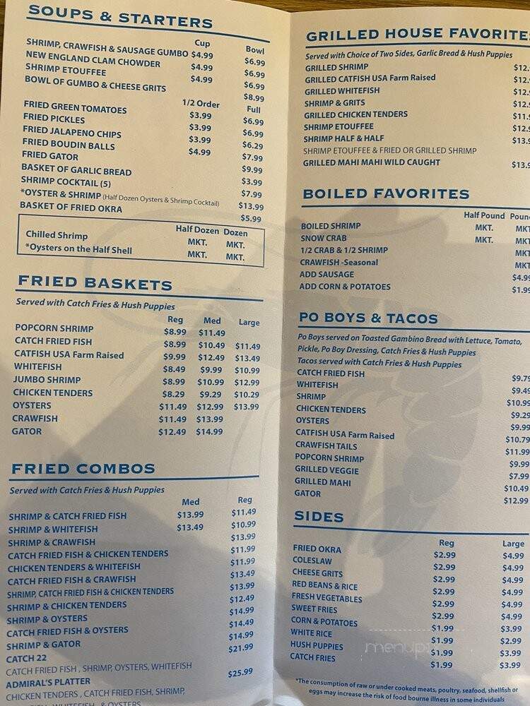 The Catch - Mansfield, TX menu_pic