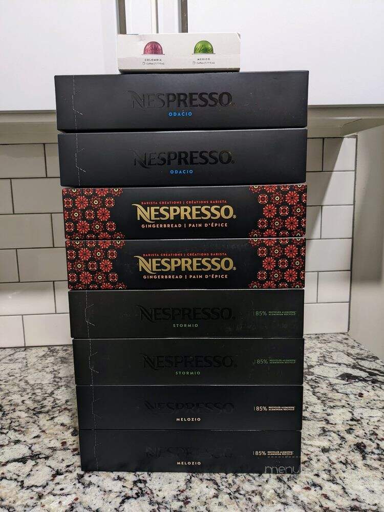 Nespresso - Atlanta, GA menu_pic
